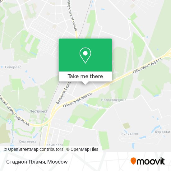 Стадион Пламя map