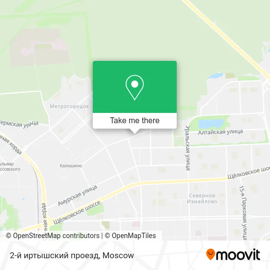 2-й иртышский проезд map