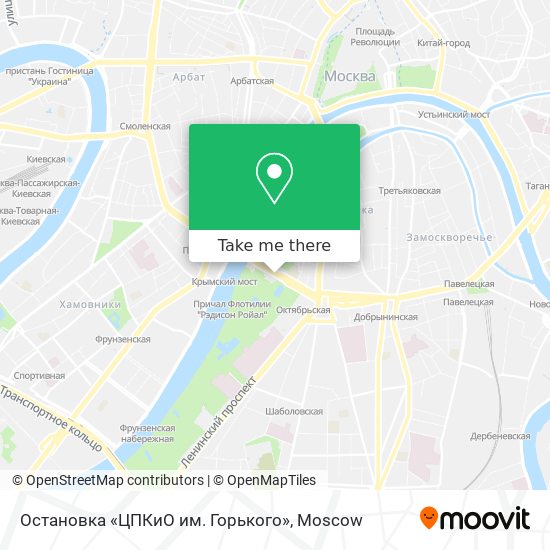 Остановка «ЦПКиО им. Горького» map