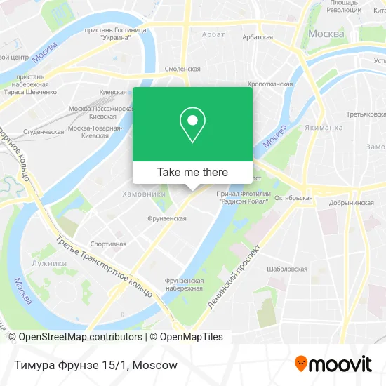 Тимура Фрунзе 15/1 map