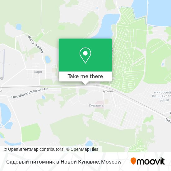 Садовый питомник в Новой Купавне map