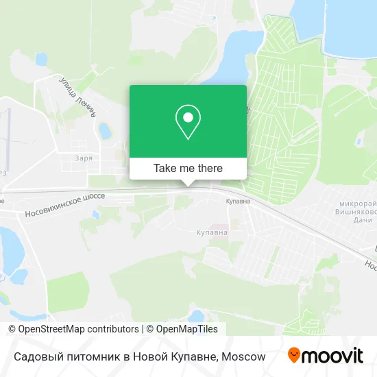 Садовый питомник в Новой Купавне map