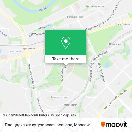Площадка жк кутузовская ревьера map