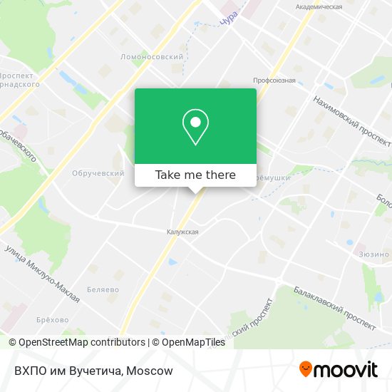 ВХПО им Вучетича map