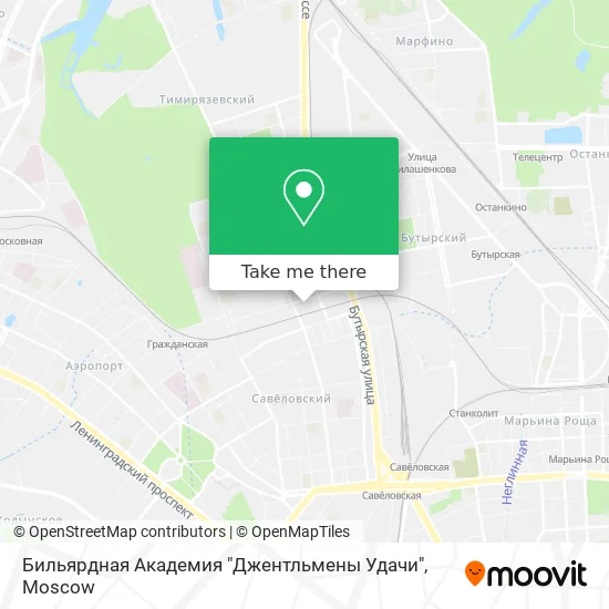 Бильярдная Академия "Джентльмены Удачи" map