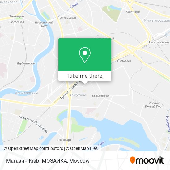 Магазин Kiabi МОЗАИКА map