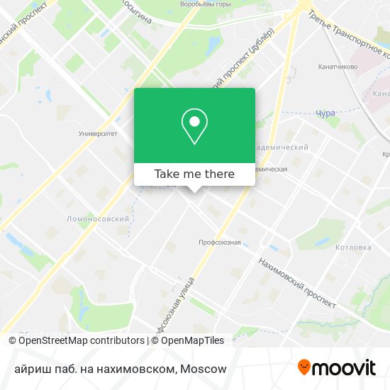 айриш паб. на нахимовском map