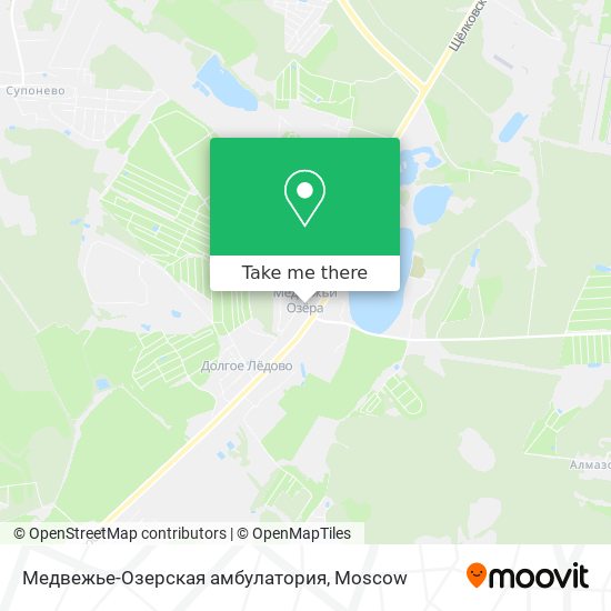 Медвежье-Озерская амбулатория map