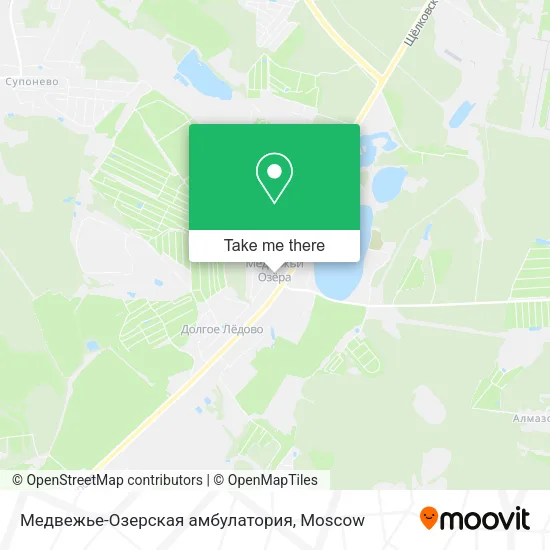 Медвежье-Озерская амбулатория map
