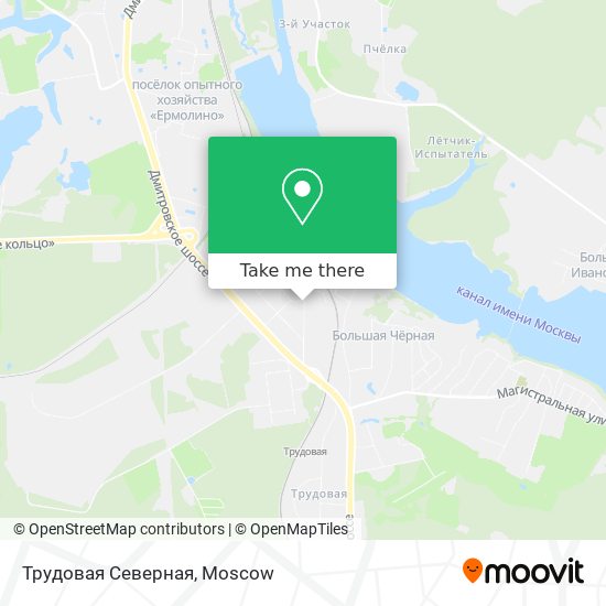Трудовая Северная map