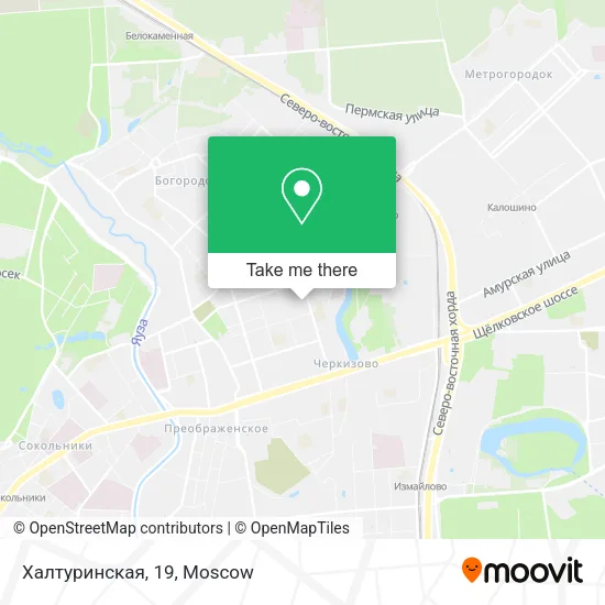 Халтуринская, 19 map