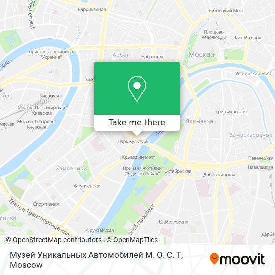 Музей Уникальных Автомобилей М. О. С. Т map