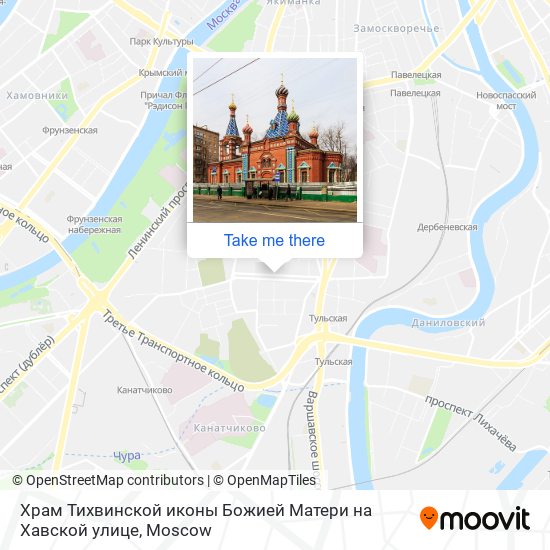 Храм Тихвинской иконы Божией Матери на Хавской улице map