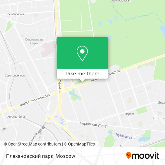 Плехановский парк map
