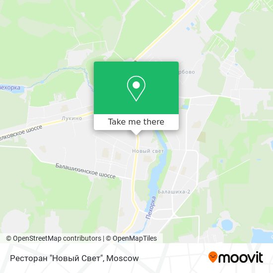 Ресторан "Новый Свет" map