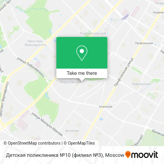 Детская поликлиника №10 (филиал №3) map