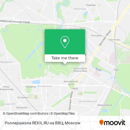 Роллершкола REKIL.RU на ВВЦ map