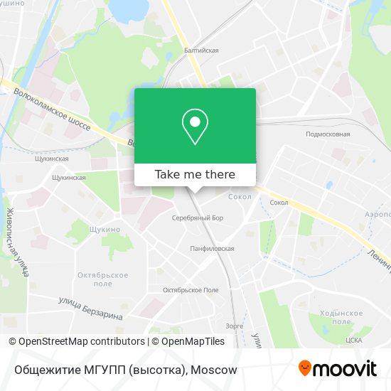Общежитие МГУПП (высотка) map