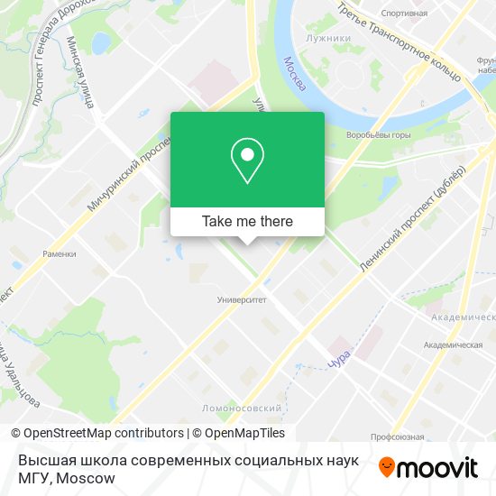 Высшая школа современных социальных наук МГУ map