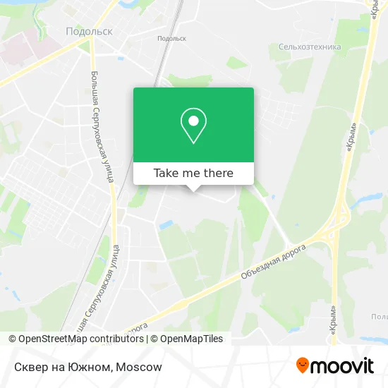 Сквер на Южном map