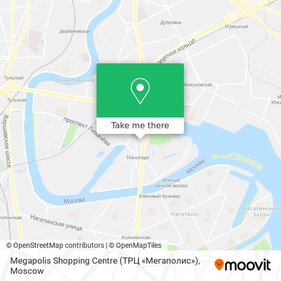 Megapolis Shopping Centre (ТРЦ «Мегаполис») map