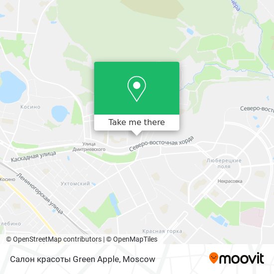 Салон красоты Green Apple map