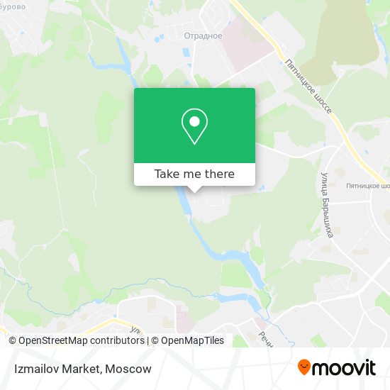 Izmailov Market map