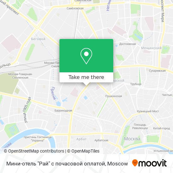 Мини-отель "Рай" с почасовой оплатой map
