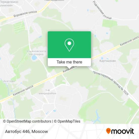 Автобус 446 map