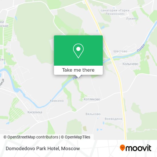Domodedovo Park Hotel map
