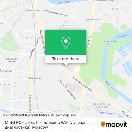 MIBG РОНЦ им. Н.Н.Блохина РАН (лучевая диагностика) map