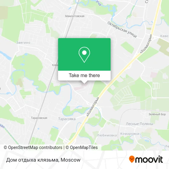 Дом отдыха клязьма map