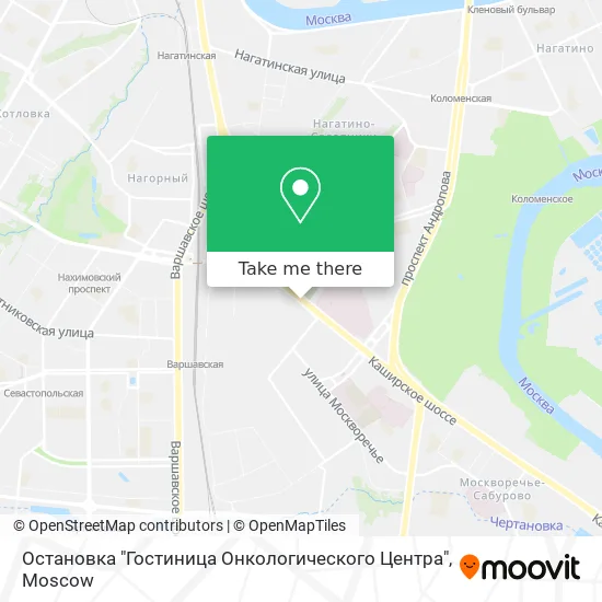 Остановка "Гостиница Онкологического Центра" map