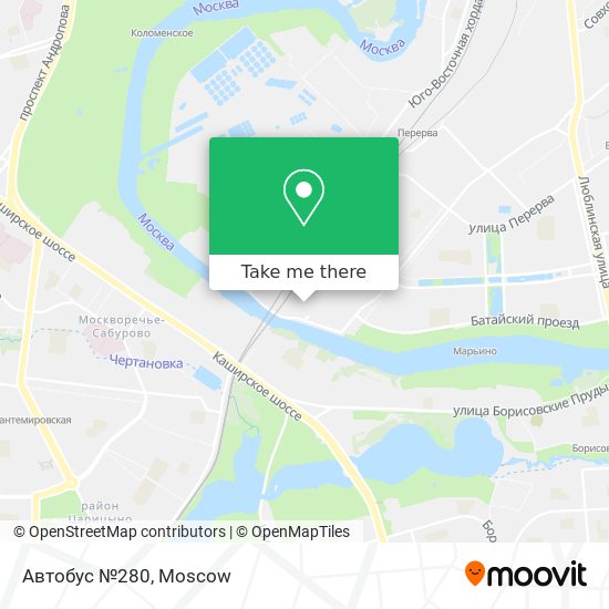 Автобус №280 map