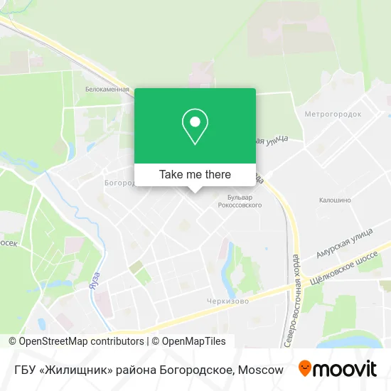 ГБУ «Жилищник» района Богородское map