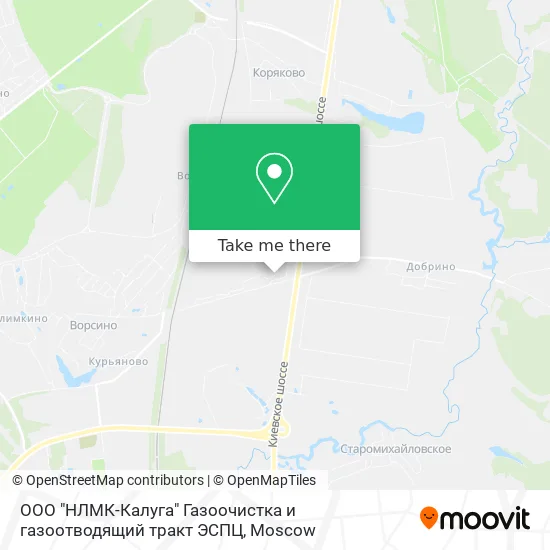 ООО "НЛМК-Калуга" Газоочистка и газоотводящий тракт ЭСПЦ map