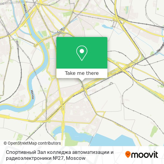 Спортивный Зал колледжа автоматизации и радиоэлектроники №27 map