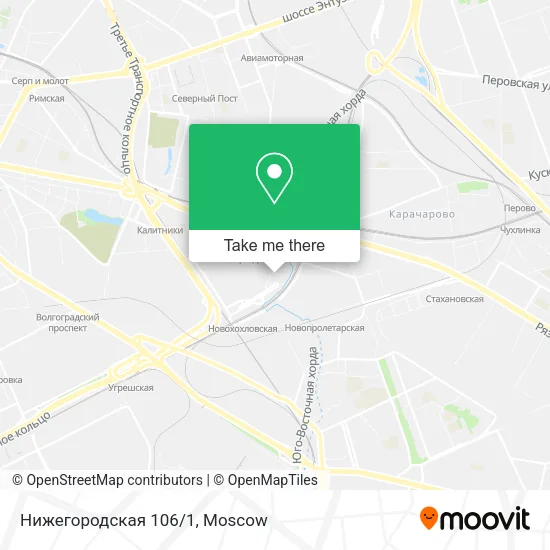 Нижегородская 106/1 map