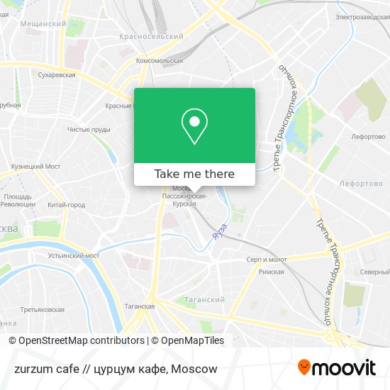 zurzum cafe // цурцум кафе map