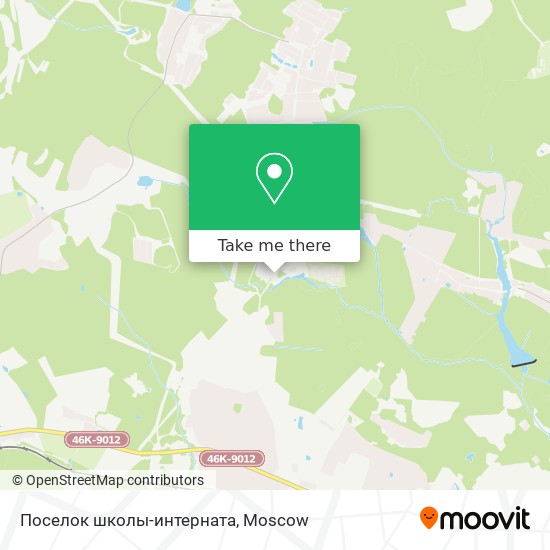 Поселок школы-интерната map