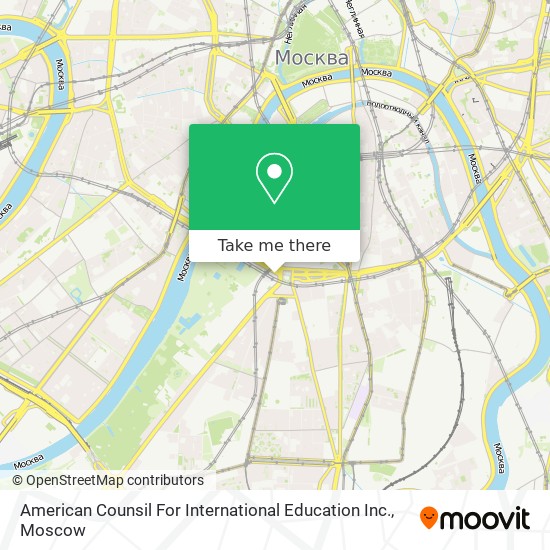 American Counsil For International Education Inc. map