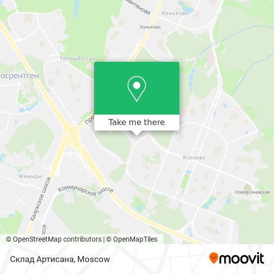 Склад Артисана map