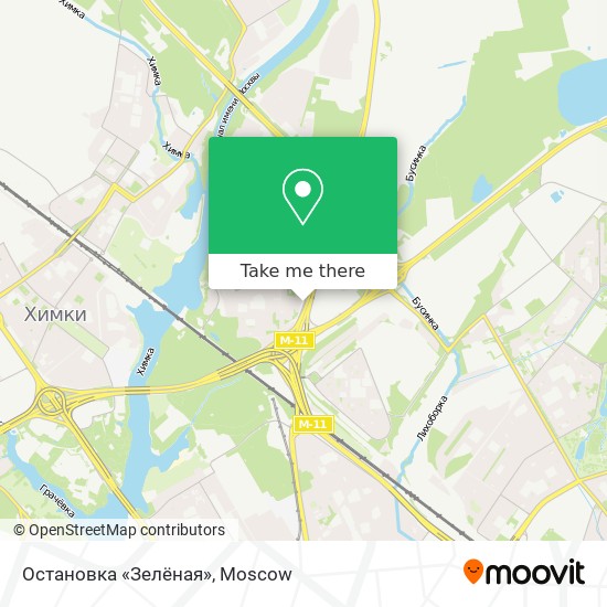 Остановка «Зелёная» map