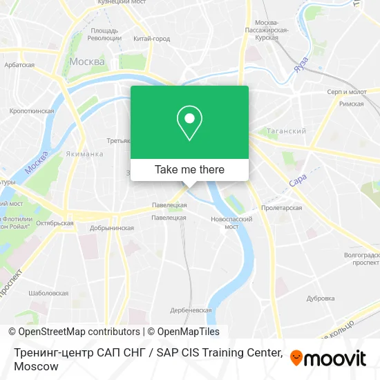 Тренинг-центр САП СНГ / SAP CIS Training Center map
