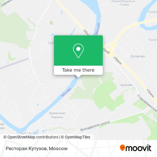 Ресторан Кутузов map