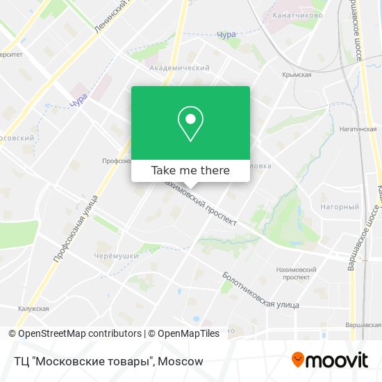 ТЦ "Московские товары" map