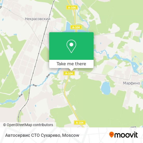 Автосервис СТО Сухарево map
