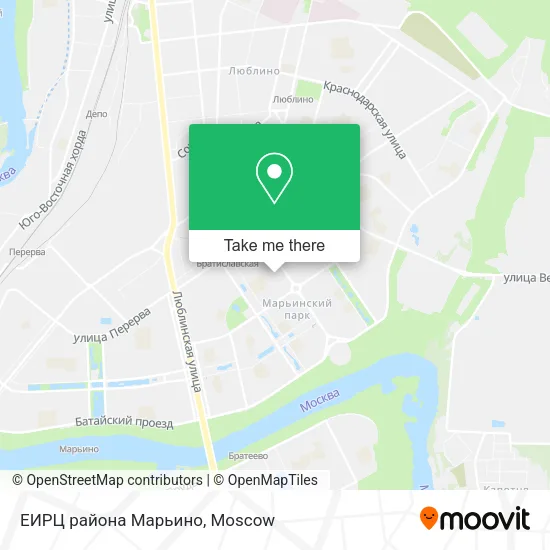ЕИРЦ района Марьино map