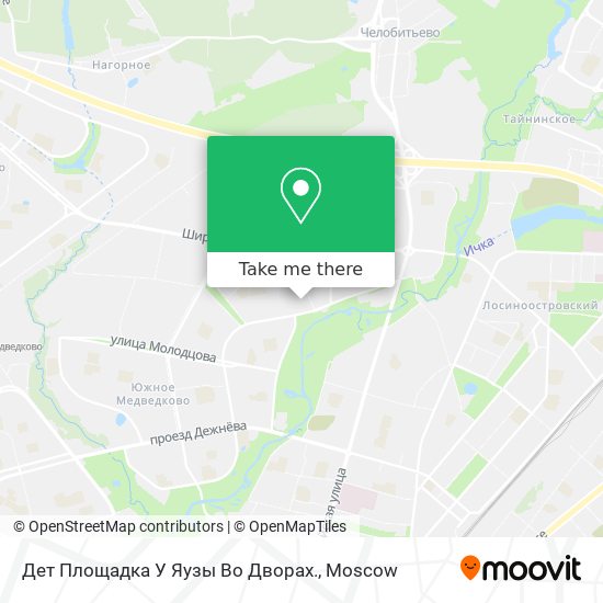 Дет Площадка У Яузы Во Дворах. map