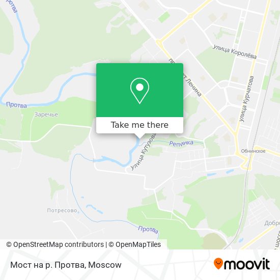 Мост на р. Протва map